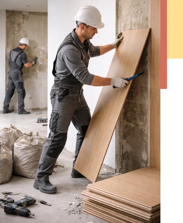 Демонтаж стеновых панелей в Шахтах от 3799 руб. за м² быстро и недорого | ОТДЕЛОЧНИК-Шхт