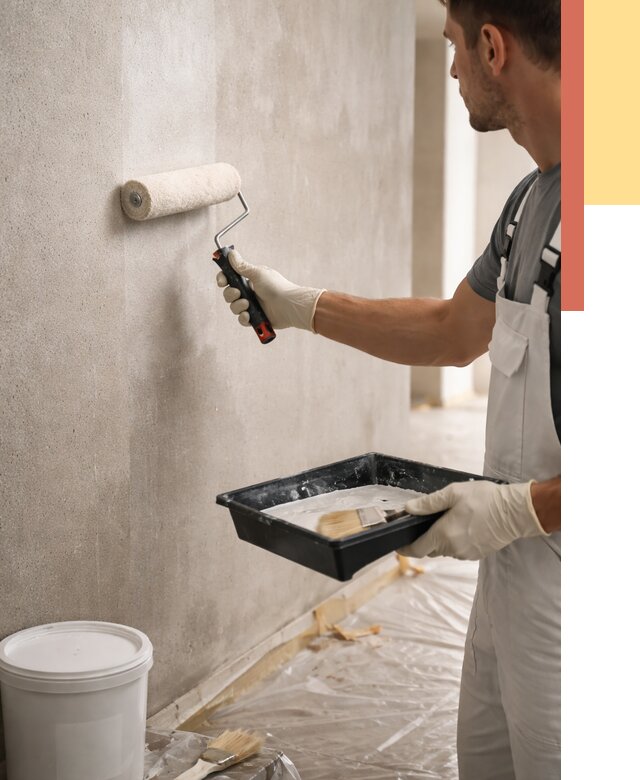 Грунтовка стен в Шахтах от 2388 руб. м2 — быстро, недорого, с материалом | ОТДЕЛОЧНИК-Шхт