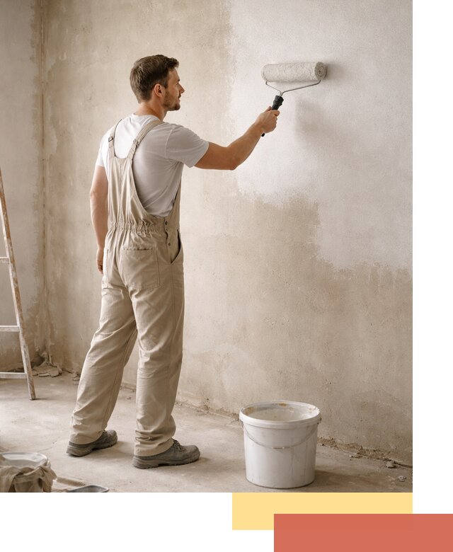 Грунтовка стен под отделку в Шахтах профессиональным раствором