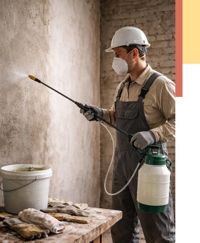 Антисептическая обработка стен в Шахтах от 1302 руб. — быстро и недорого | ОТДЕЛОЧНИК-Шхт