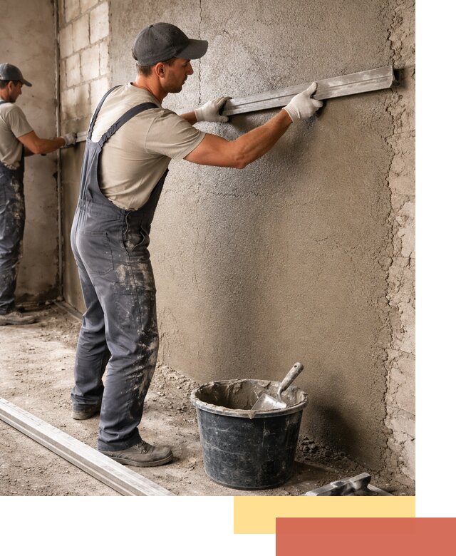 Штукатурка стен цементно-песчаная в Шахтах профессионально