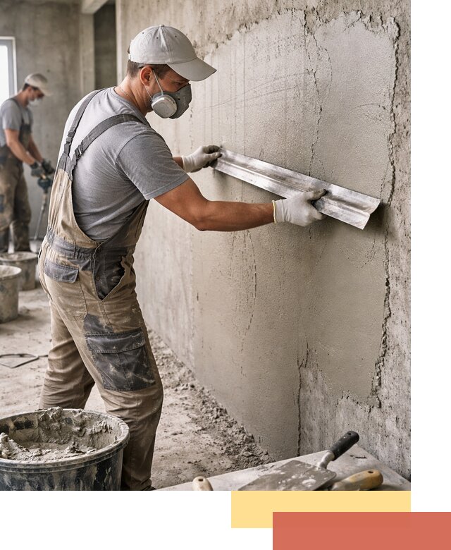 Штукатурка бетонных стен в Шахтах качественно и долговечно