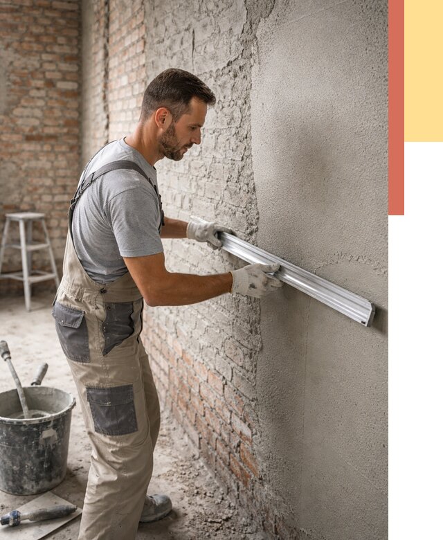 Штукатурка кирпичных стен в Шахтах от 4884 руб/м2 — быстро и недорого | ОТДЕЛОЧНИК-Шхт