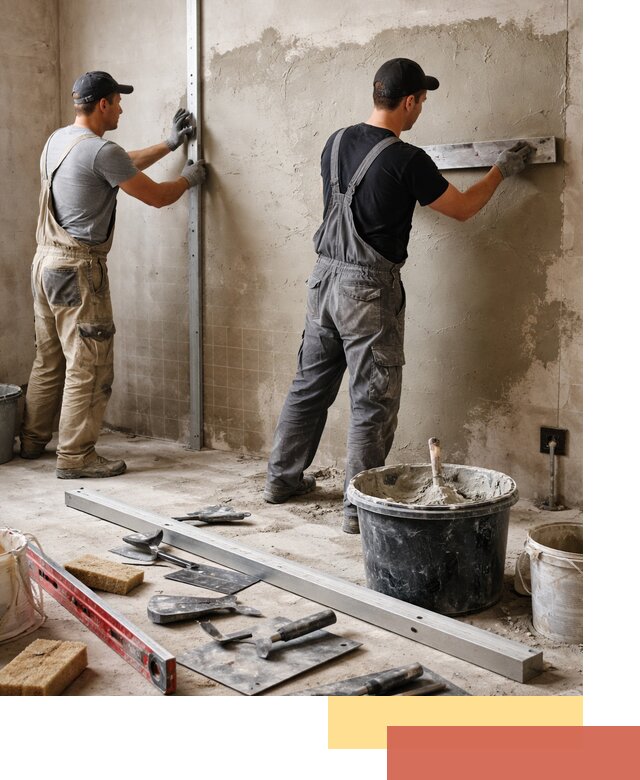Профессиональная штукатурка стен под плитку в Шахтах