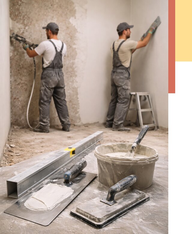 Штукатурка стен под обои в Шахтах от 4884 руб./м2 — выравнивание под обои | ОТДЕЛОЧНИК-Шхт