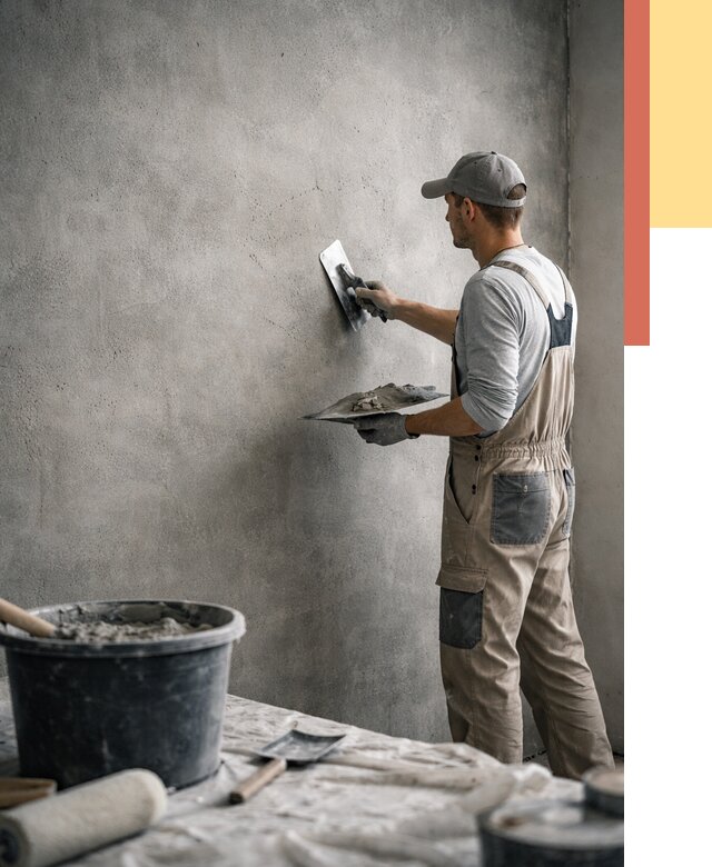 Декоративная штукатурка под бетон в Шахтах от 2713 руб./м² — нанесение под ключ | ОТДЕЛОЧНИК-Шхт