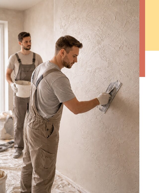 Фактурная штукатурка стен в Шахтах от 4558 руб./м² — заказать под ключ | ОТДЕЛОЧНИК-Шхт