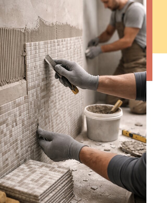 Облицовка стен мозаикой в Шахтах от 3473 руб/м2 — укладка мозаики на стены | ОТДЕЛОЧНИК-Шхт