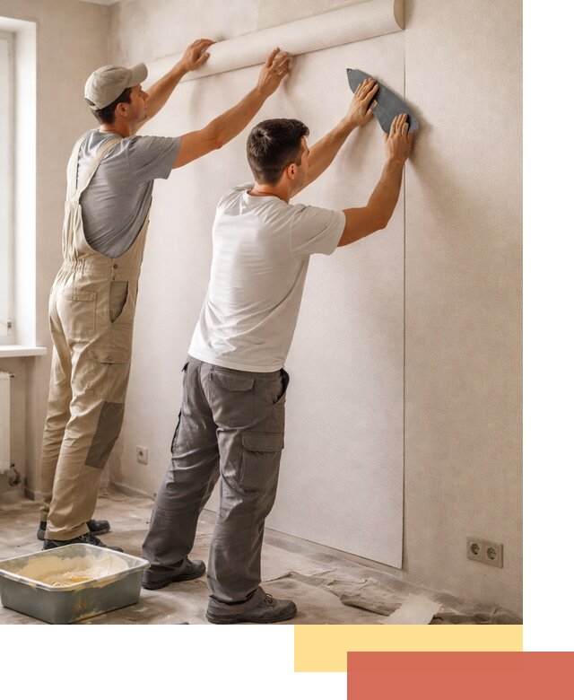 Поклейка виниловых обоев в Шахтах профессионально и качественно