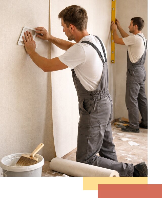 Поклейка бумажных обоев в Шахтах качественно и недорого