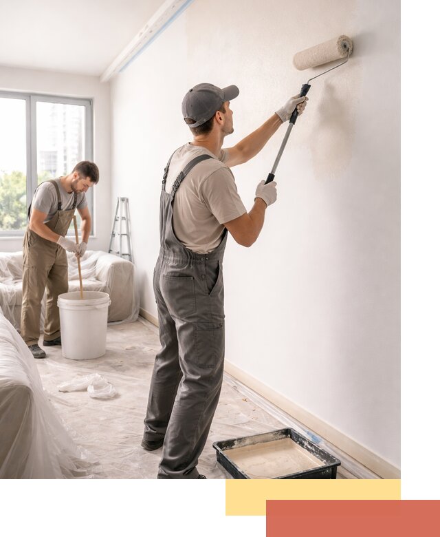 Покраска стен в офисе в Шахтах — быстрый и качественный ремонт