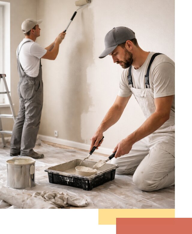 Покраска стен в квартире в Шахтах — профессионально и аккуратно