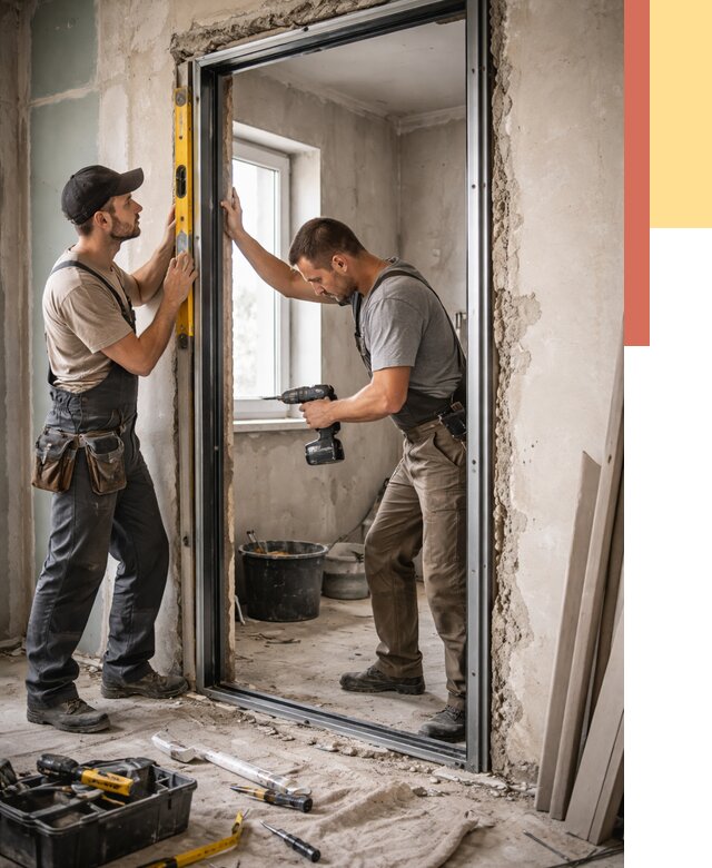 Закладка дверного проема в Шахтах от 3799 руб. — быстро и недорого | ОТДЕЛОЧНИК-Шхт