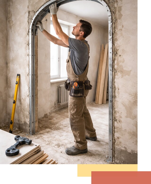 Устройство арочного проема в Шахтах под ключ