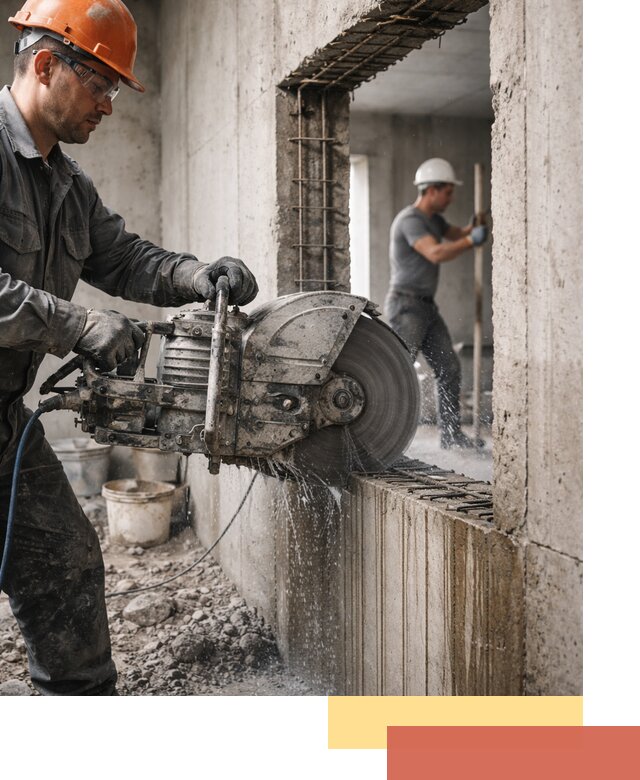 Алмазная резка проемов в Шахтах быстро и точно