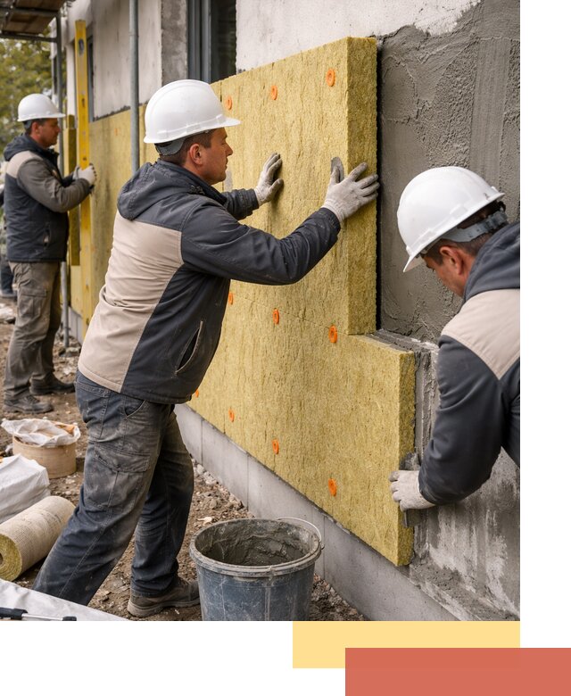 Утепление стен минватой в Шахтах — тепло и звукоизоляция