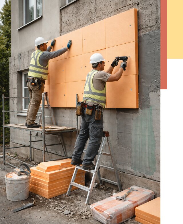 Утепление стен пеноплексом в Шахтах от 2008 руб./м2 — быстро и недорого | ОТДЕЛОЧНИК-Шхт