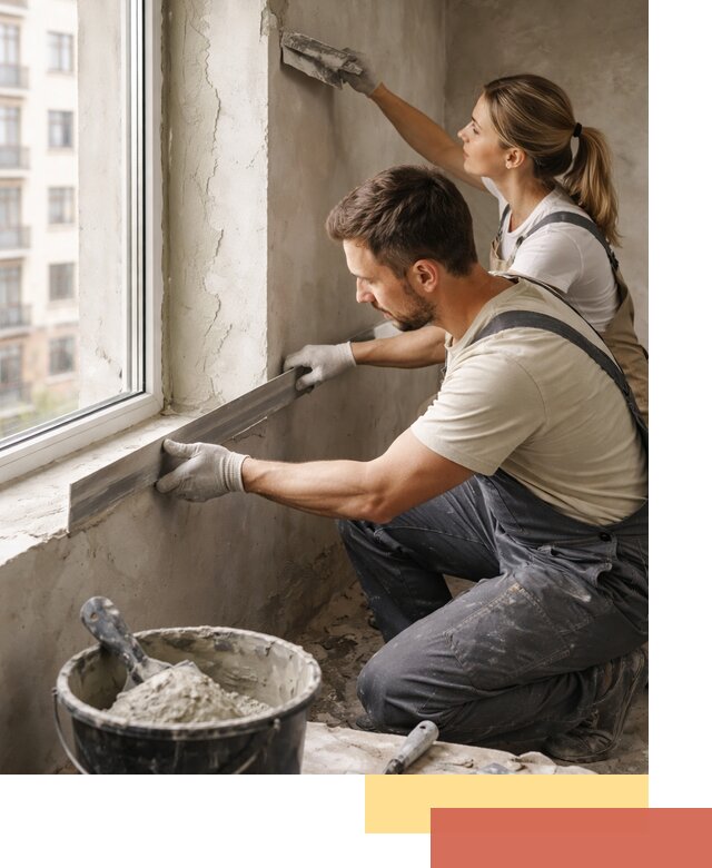 Штукатурка откосов дверей и окон профессионально в Шахтах