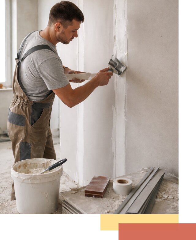 Шпаклевка перегородок из гипсокартона в Шахтах качественно и быстро