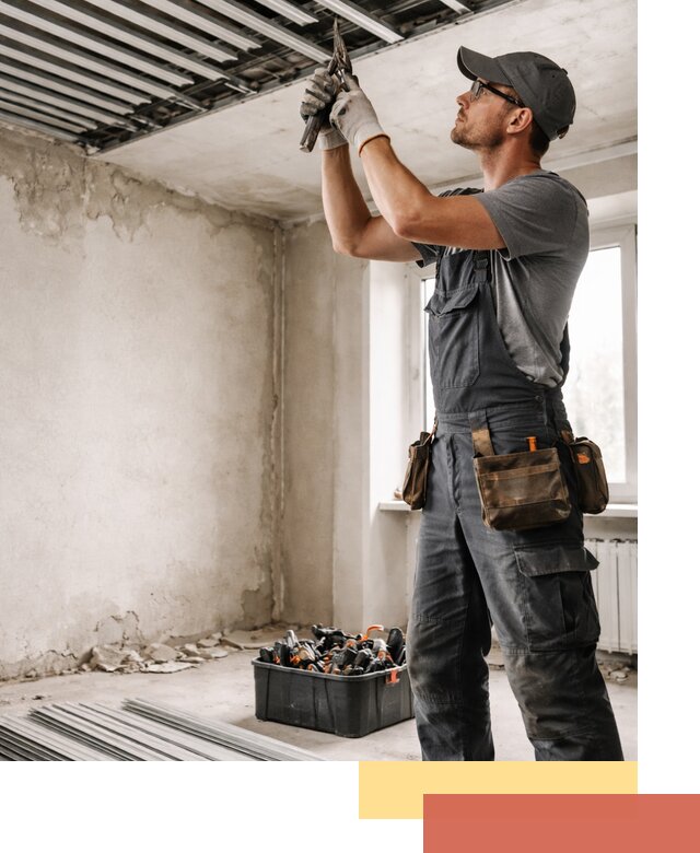 Демонтаж реечного потолка в Шахтах быстро и аккуратно