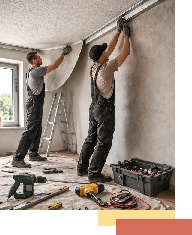 Монтаж фактурного натяжного потолка в Шахтах качественно и быстро