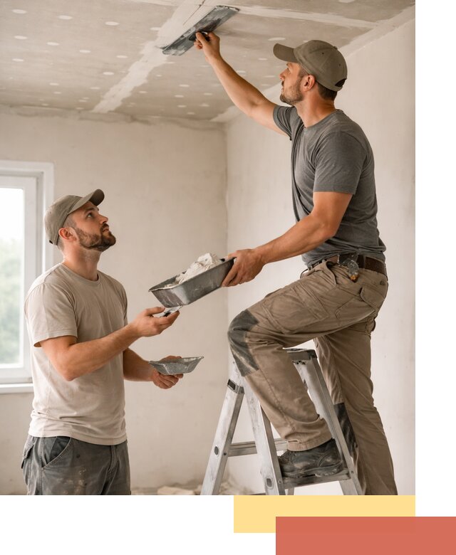 Шпаклевка потолка из гипсокартона в Шахтах качественно и быстро