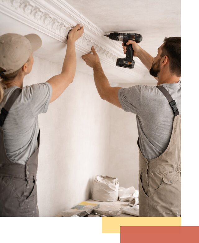 Профессиональный монтаж лепнины на потолок в Шахтах