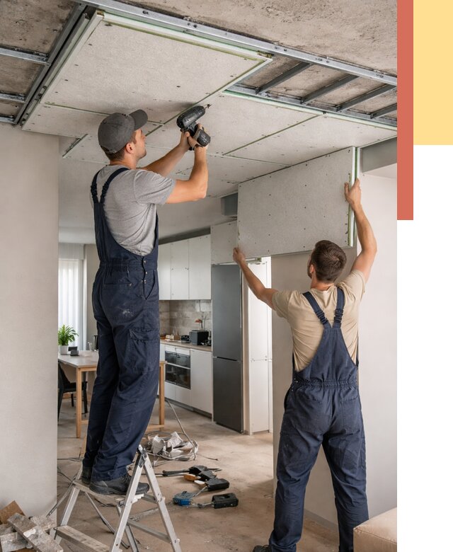 Шумоизоляция потолка панелями зипс в Шахтах от 2008 руб. под ключ | ОТДЕЛОЧНИК-Шхт